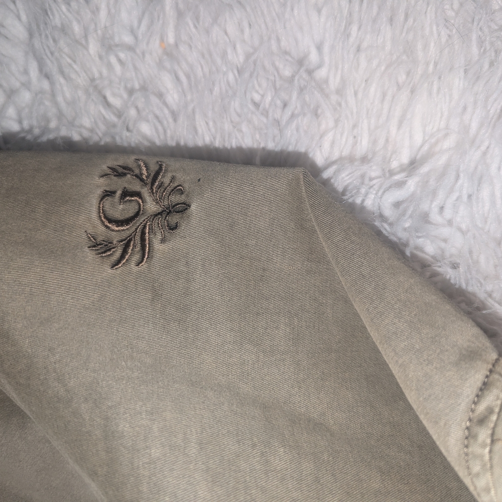 Guess Olive Utility Jacket with Faux Fur Hood - Picture 6 of 10